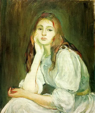 Julie Daydreaming Berthe Morisot